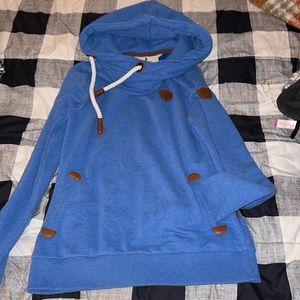 Wanakome blue Artemis hoodie small